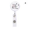 Creative Retractable Badge Reel Clip for Nurse Doctor Student ID Card Badge Holder Anti-Lost Clip