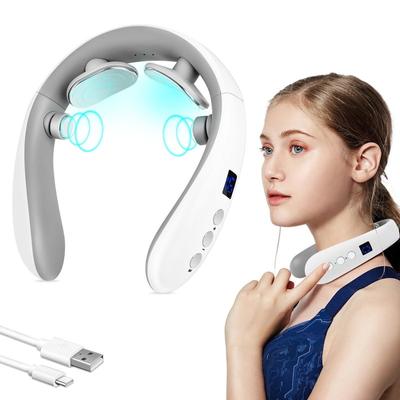 Интеллектуальный массажер для шеи Suerbeaty с подогревом, электрический импульсный массажер для шеи для снятия боли, беспроводной массажер для шеи для женщин и мужчин