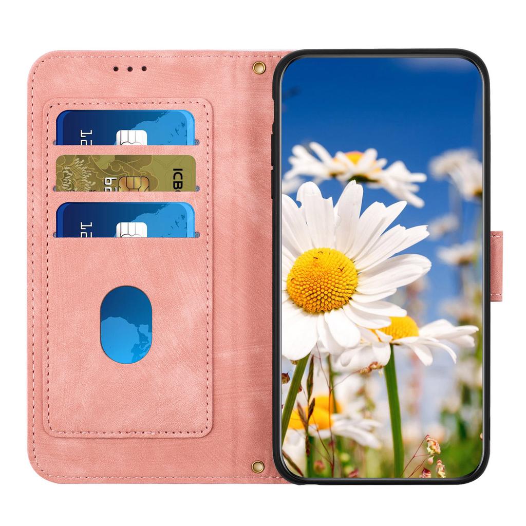 Для Xiaomi Redmi Note 13 Pro 5G/Poco X6 5G Чехол Противоцарапный Чехол для телефона из ПУ кожи с держателем для карт