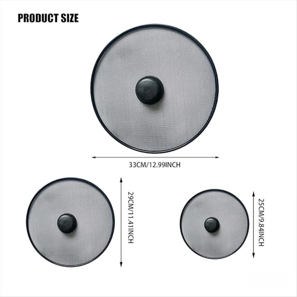 1 шт. Кухонный инструмент Мелкая сетка Защитная крышка от брызг с ручкой Экран от брызг Антижир Сковорода Защита от брызг масла Гаджет