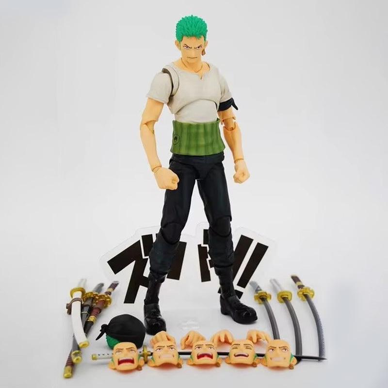 18 см Аниме One Piece Обезьяна Луффи Зоро Портгас Эйс Фигурка Действия Сочлененные Суставы Подвижная Коллекционная Модель Игрушки Подарки Позабельная Масштаб Детализированная