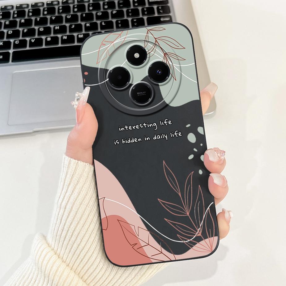 Чехол для Xiaomi Poco C75 Стильный чехол с художественной росписью Мягкий силиконовый ударопрочный чехол для телефона Для Xiaomi Poco C75 PocoC75 Чехлы Бампер