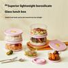 Heat Resistant Glass Meal Preparation Container With Lid Ideal For Students Professionals Stackable Lunch Box