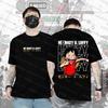 ONE PIECE Анимационные Производные Печатная Футболка с Коротким Рукавом Мужская и Женская 2025 Лето Новая Мода Повседневная Хлопок Популярная