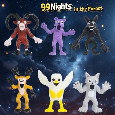 99 ночей в лесу Фигурки Фигурки Фигурка Цапля Коза Волк Олень 99 ночей в лесу Фигурка Пластиковые игрушки Подарки