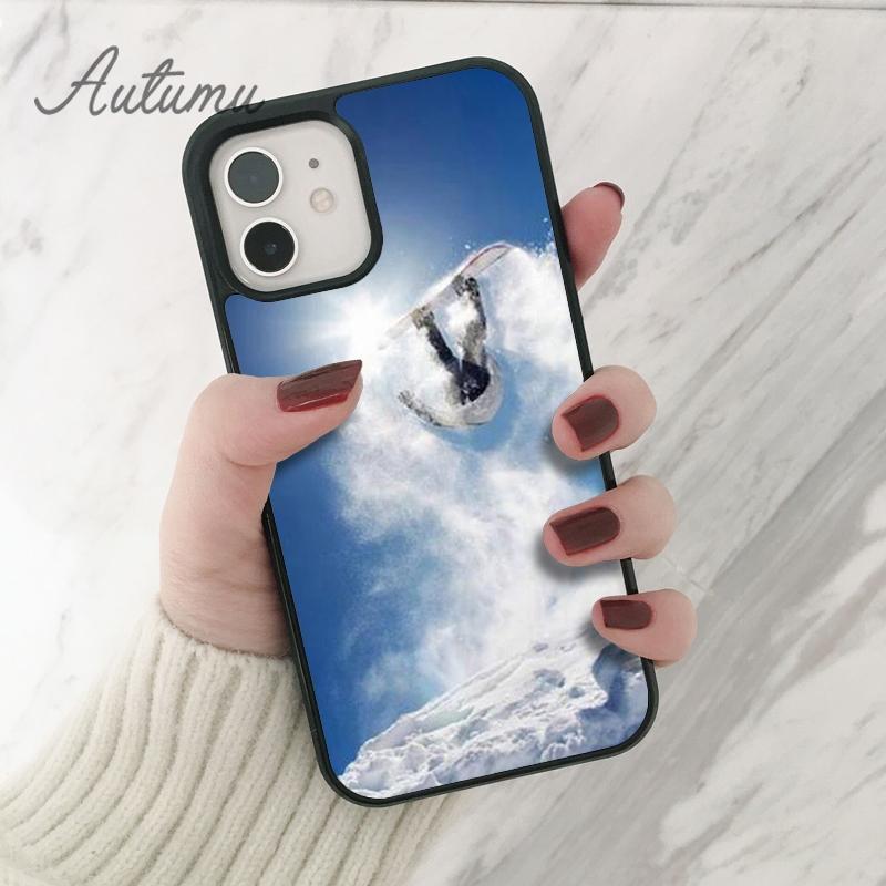 Чехол для телефона с изображением лыж, сноуборда, лыж для iPhone 11 12 13 14 Pro Max mini XR XS SE 2020 6S 7 8 Plus Samsung Galaxy S21 S22