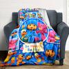 Pocoyo Cartoon Print Flannel Blanket High Quality Warm Comfortable Cover for All Seasons Perfect for Gifts Home Decor