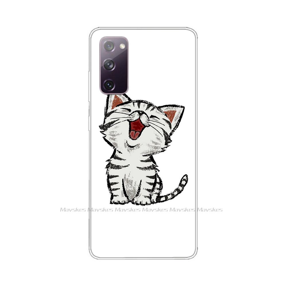 Чехол для Samsung S20 FE 4G 5G Мягкий ТПУ Силиконовый Чехол для Телефона Для Samsung Galaxy S20 Fan Edition S20 Lite FE S20FE Задняя Крышка Funda