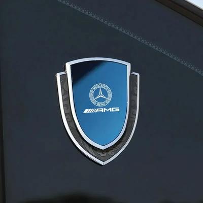 Автомобильная наклейка для Mercedes Benz Металлическая наклейка на автомобиль Значок Наклейки Эмблема на боковое окно Аксессуары для Mercedes Benz AMG GLC W20