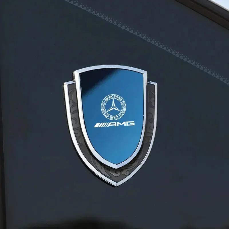 Автомобильная наклейка для Mercedes Benz Металлическая наклейка на автомобиль Значок Наклейки Эмблема на боковое окно Аксессуары для Mercedes Benz AMG GLC W20