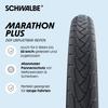 SCHWALBE Marathon Plus 27.5x1.50 Clincher Tire for Touring, City Riding, and More