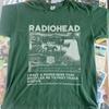 Radiohead 90-е Ретро Графический Унисекс Лесной Зеленый Футболка S-5XL