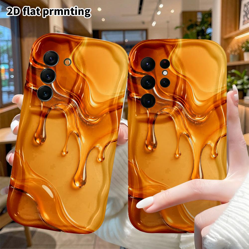 Чехол для телефона: 2D Плоский Защитный Чехол для Samsung Galaxy A34 A35 M05 M06 S20 S22 S21 FE Plus 5G, Сердечные Волны, Подарок на Рождество и Хэллоуин