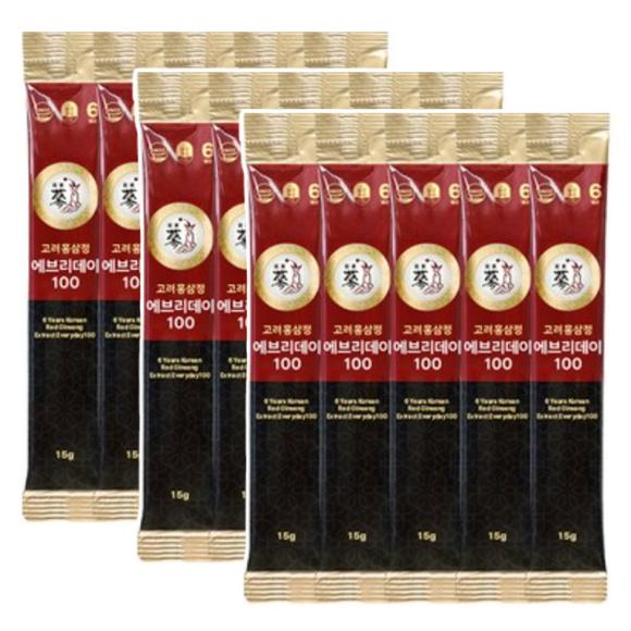 Pungnyeonbogam Экстракт 6-летнего корейского красного женьшеня Everyday 100, 15 г (7 вариантов)