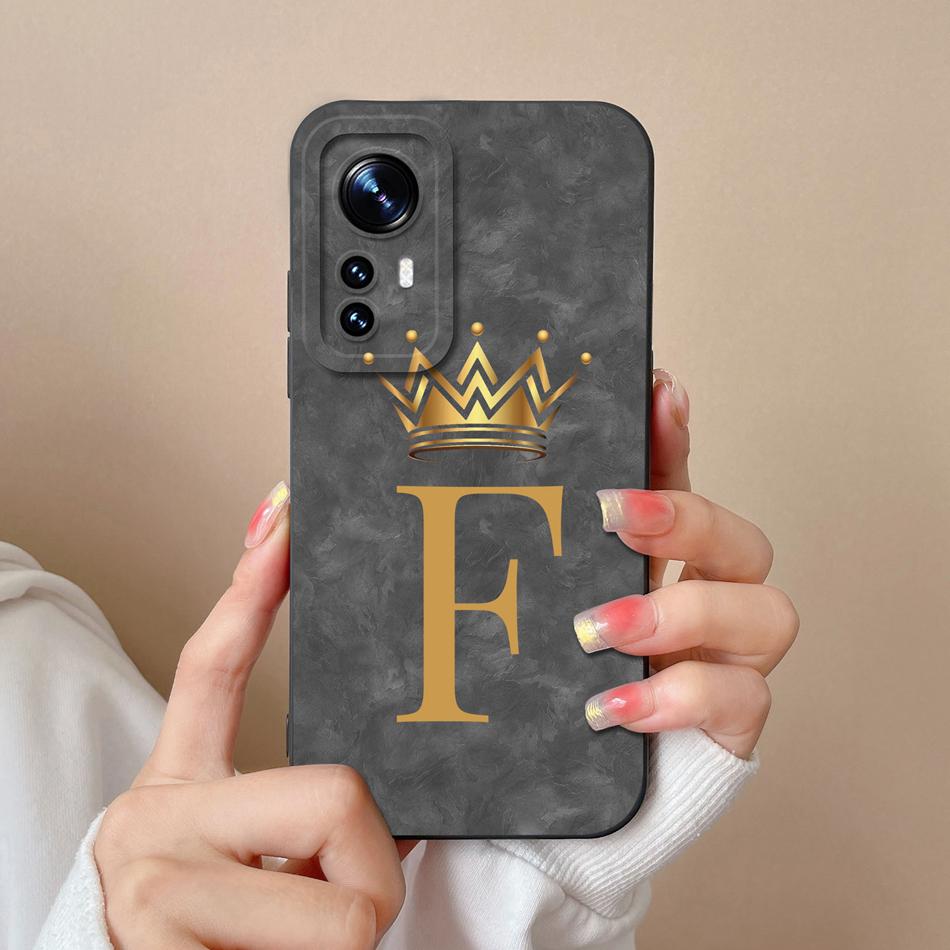 For Xiaomi 12 Pro Ultra 12 Lite 12X Phone Case Fashion Letters High Quality Bumper For Xiaomi12 Soft Liquid Silicone Funda Capa