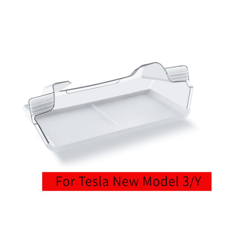 Для Tesla Model 3/Y новая Model 3/Y 2025 Ящик для хранения под экраном Органайзер-лоток для скрытого хранения центральной консоли Автоаксессуары