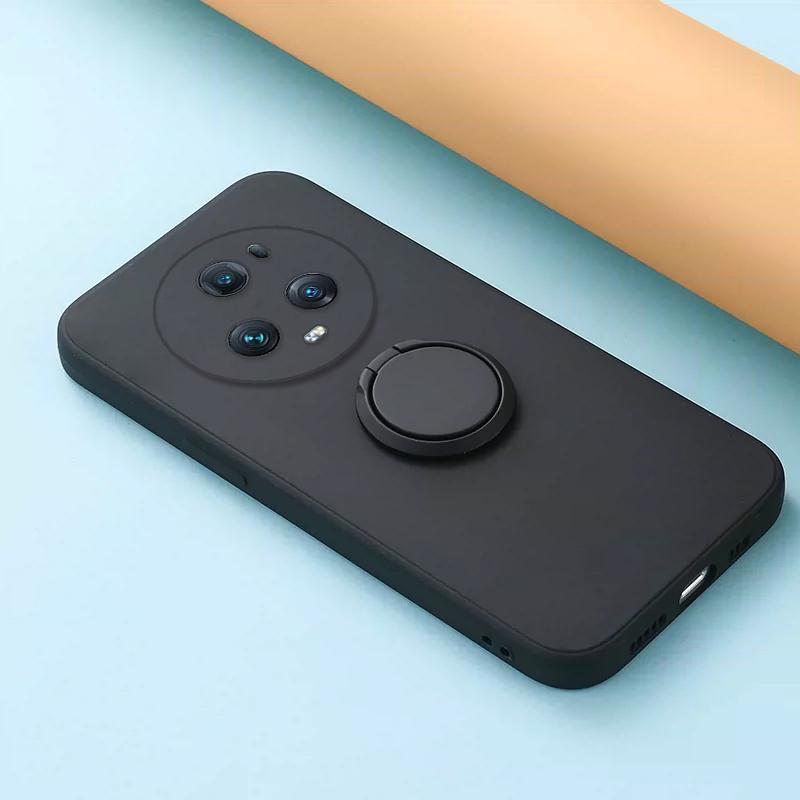 Для Huawei Honor Magic 5 Pro кольцо-подставка-держатель сплошной цвет силиконовый чехол для Honor V40Lite V30 V20 Ultra объектив камеры защищает крышку телефона