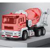 1/40 Scale Diecast Alloy Electric Mixer Car Model Metal Heavy Cement Mixe Truck Vehicles Car Model Sound and Light Childrens Toys Gift