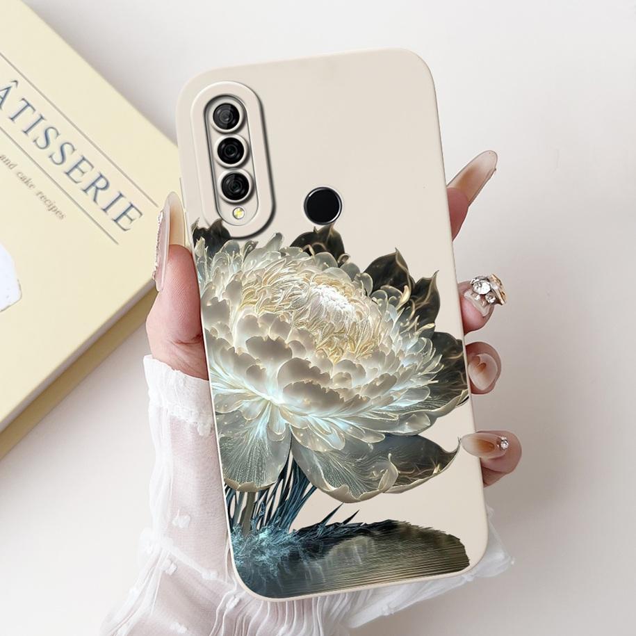 For Huawei Y6p Y 6P Case MED-LX9 Fashion Butterfly Flower Rose Soft Silicone Cover For Huawei Enjoy 20e MLD-AL10 Protective Case