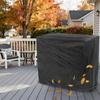 Waterproof Square Grill Cover Dustproof with Drawstring Windproof