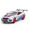 1/24 Scale M8 GTE Racing Diecast Car Model Toy, Pull Back Toy Vehicle with Sound and Light for Kids Toddler Boys Girls Gift Collection