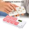 Store Pill Dustproof Practical Large Capacity 7 Days Daily Smart Pill Box Storage Container Electronic Pill Box