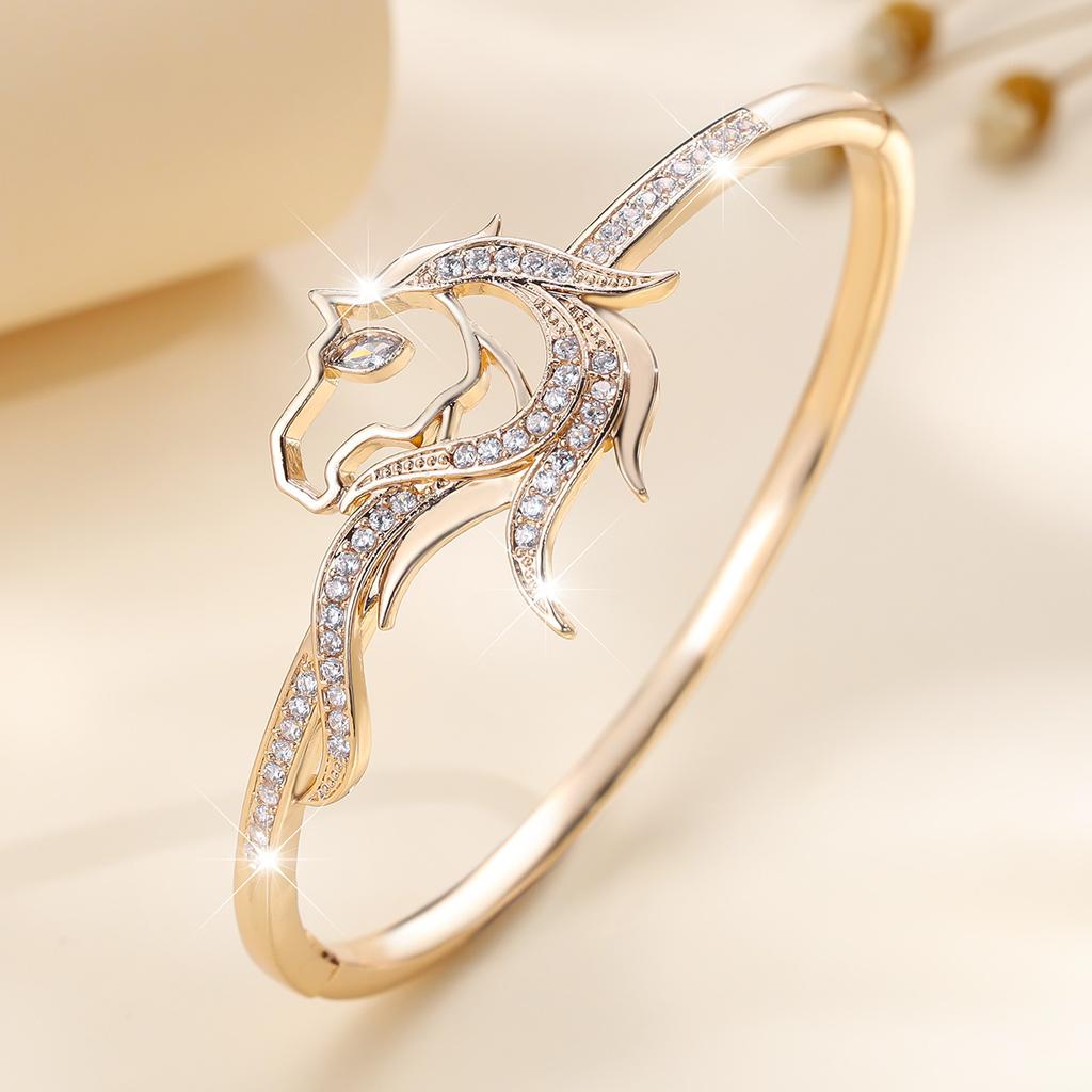 Fashionable, Light and Luxurious Full-set Zircon Women’s Simple Yet Versatile High-end Bracelet