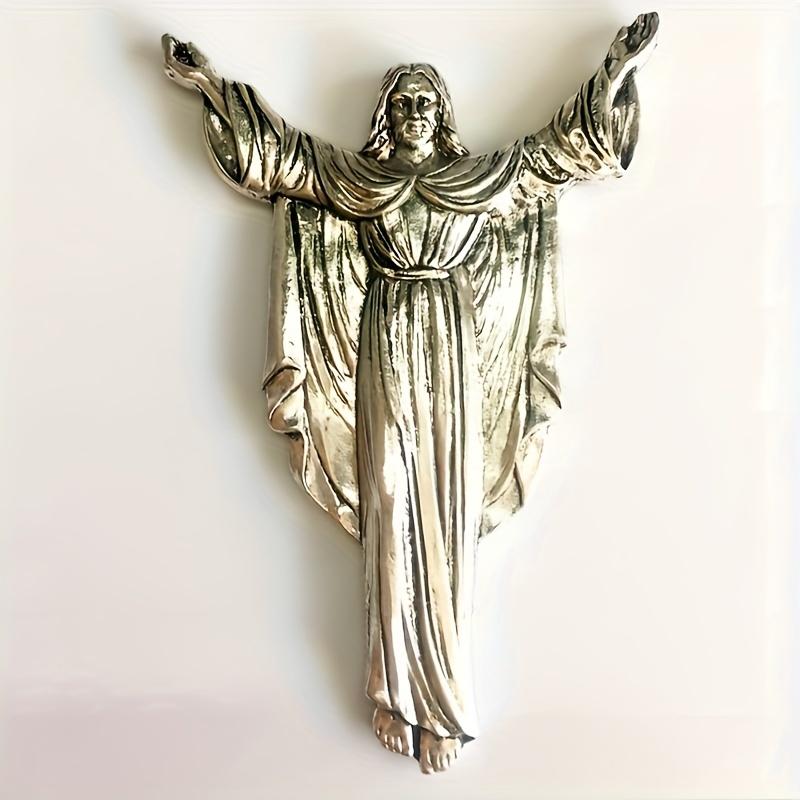 Catholic Juesus DIY Statues Cruz Madera 14 Sad Roads Status Christ Zinc Alloy Accessories Prayer Home Decoration