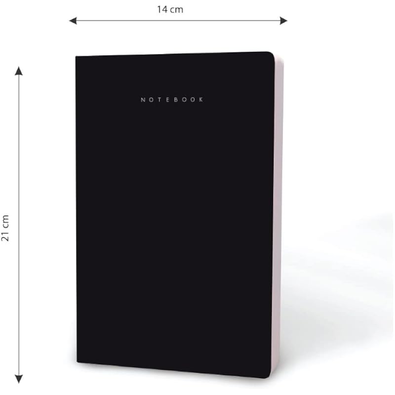 Factor Notes A5 Notebook: 90 Gsm | Ruled | 160 Pages (Black)