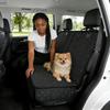 Car Back Seat Pet Cushion Waterproof Dog Seat Cover Supplies Double Zipper Waterproof Adjustable Strap Back Seat Pet Cover