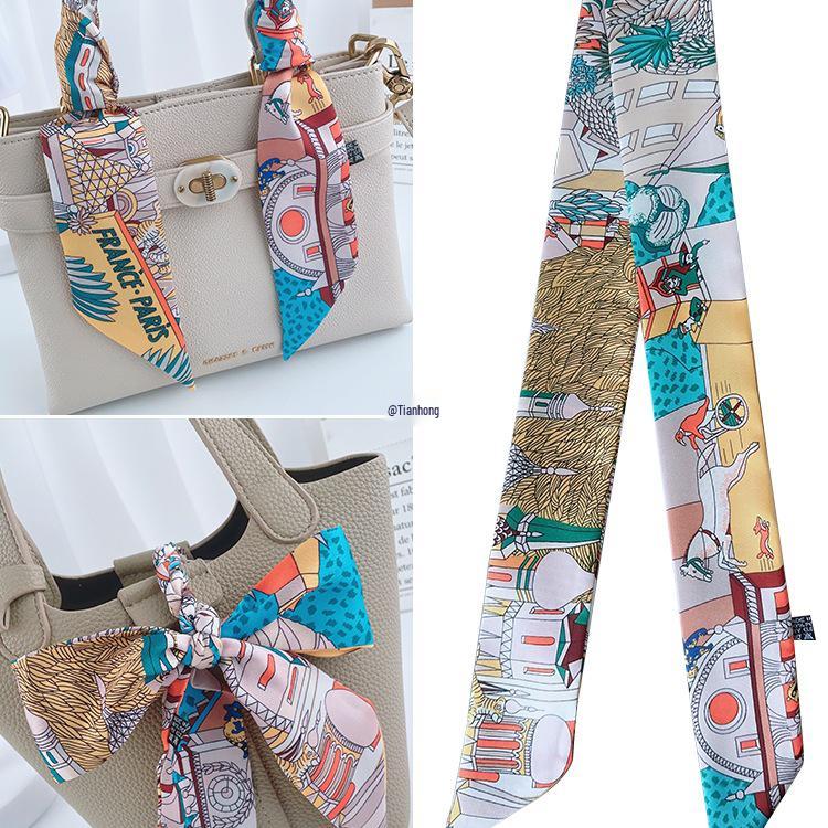 Ленточный декор для ручки сумки-тоут