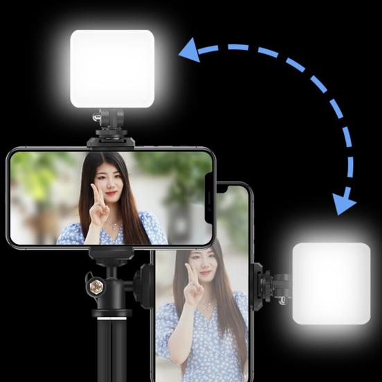 1 Set Fill Light 3 Color-Temperature Stepless Dimming RGB Full-Color High-Brightness Special Effect Mode 3000k-6000k LED Fill Light Studio Supply