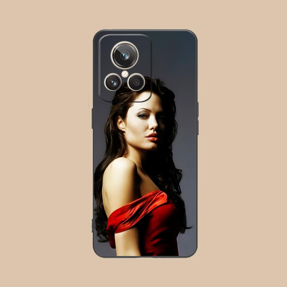 Angel Jolie Mobile Cell Phone Case for Realme 15 14 13 12 11 10 9 Pro Plus T i Lite 5G Colorful Printing Cover Smartphone Luxury