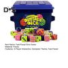 Dumpster Dice Board Game 4-Player Interactive Fast-Paced Family Dice Game Travel Parties Game Night Dice Game with Dumpster 80 Dice Graffiti Stickers