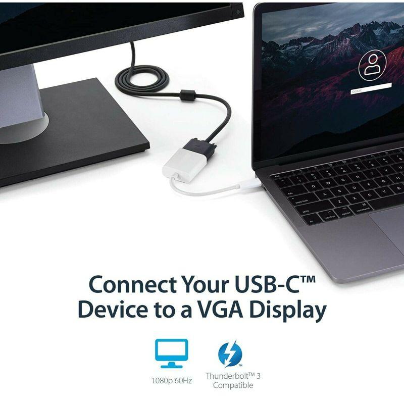 PLAYZH Usb 3.1 Type C к Vga Монитор Кабель-адаптер проектора для Macbook Chromebook Hd