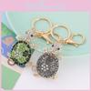 Charming Zinc Alloy Turtle Keyring With Shiny Crystals Great For Friends And Loved Ones