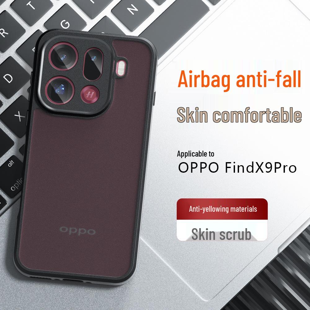 Полупрозрачный матовый чехол для телефона OPPO Find X9S/Reno 15F/Realme 16 - Защитная крышка A6X