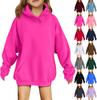 Милые толстовки с капюшоном для девочек-подростков. Модные опрятные толстовки с капюшоном. Рубашки с длинным рукавом больших размеров. Одежда для девочек.