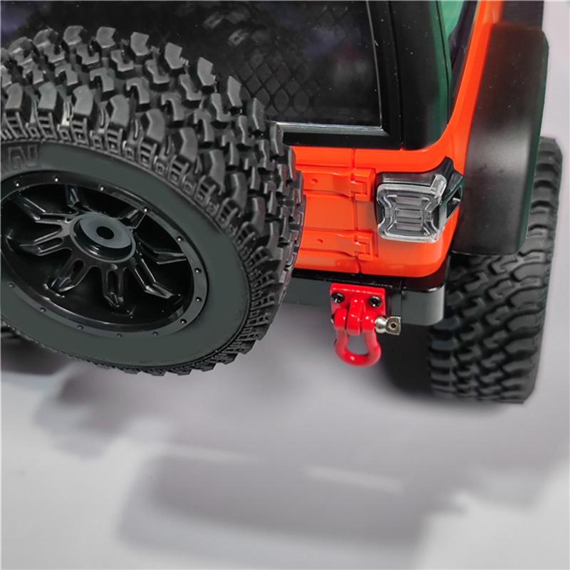 For Mangniu 128 Wrangler Upgraded The Modified Metal Aluminum Alloy Bumper Back Bar And Trailer Buckle