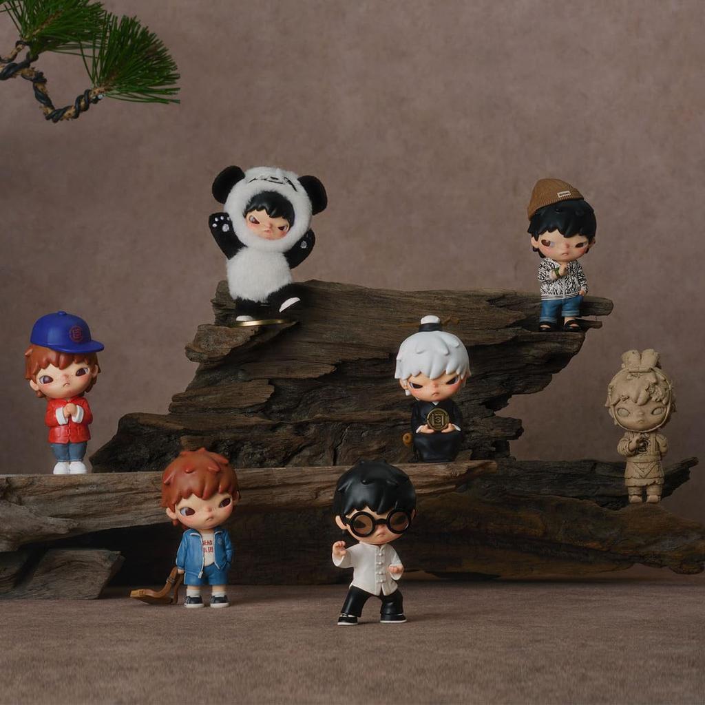 POP MART HIRONO x CLOT Series Pop Mart Gacha Gacha Blind Box Фигурка Пластиковая модель Премиум Игрушка ПВХ Мягкий винил Оригинальный персонаж Подарок на день рождения [1