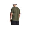 Under Armour Project Rock Logo Print Training T-Shirt Men Tops Green 1380520-390
