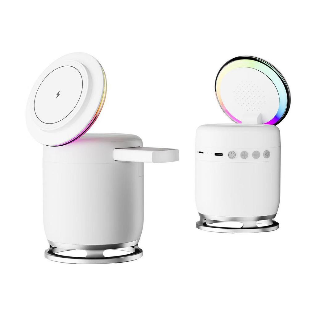 Многофункциональная Bluetooth-колонка и складное 5-в-1 магнитное беспроводное зарядное устройство с сертификацией Qi2 для зарядки телефона