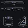 VW Car Door Handle Bowl Scratch Transparent Stickers Anti-collision Strip For Volkswagen VW Golf 4 7 MK3 4 7 Touran Polo Passat