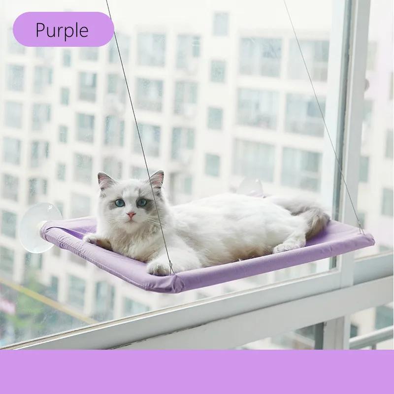 Cat Hammock Cute Hanging Beds Comfortable Sunny Seat Window Mount Pet Product Soft Pet Shelf Supplies Detachable Bearing 20kg