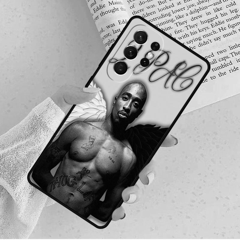 2Pac Tupac Shakur Phone Case For Samsung Galaxy S23 S21 S20 FE S24 S22 Ultra Note20 S10 S9 S8 Plus A40 A52 A12 A13 A53