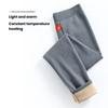 Unisex Winter Pants Thick Plush Thermal Elastic Skinny Compression Solid Color Cold Resistant Homewear Bottoming Trousers Underwear