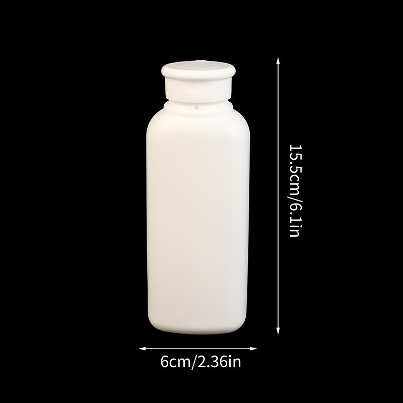 Бутылка для талька 150 г, многоразовая, дозатор косметической пудры, пластиковый контейнер из ПЭ, пустая баночка для домашнего и косметического использования