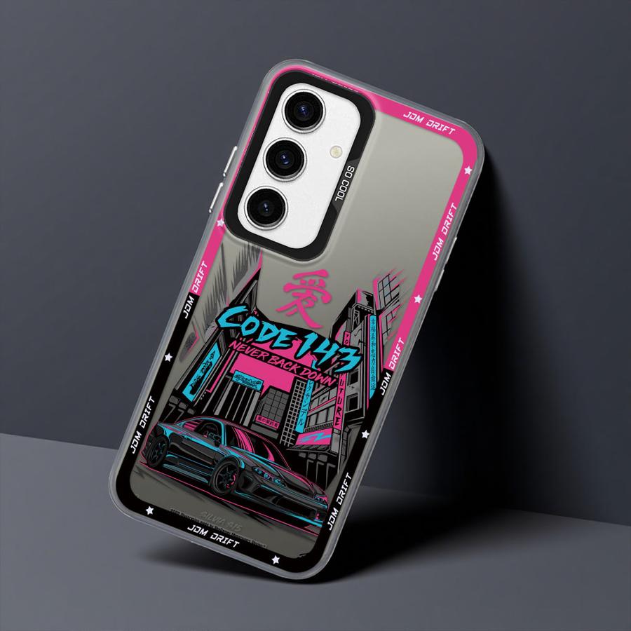 Японский JDM Drift Автомобиль Мягкий Чехол для Телефона для Samsung Galaxy A51 A56 A71 A54 A52 A73 A35 A53 A55 A72 A26 A36