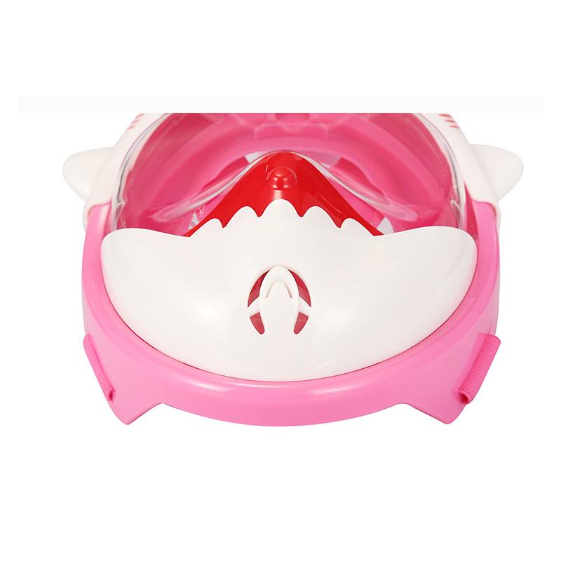 Детская мультяшная анфасовая маска для подводного плавания. Детское силиконовое зеркало для дайвинга. Противотуманное съемное сухое подводное плавание. Полнолицевая маска. Набор масок для подводного плавания.