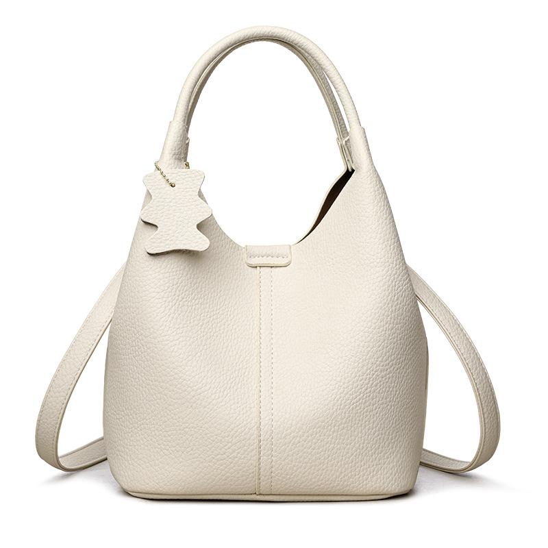 Сумка для мамы, Женская одноплечевая сумка, Маленькая сумка-ведро, Легкая сумка-тоут, Ретро женская сумка